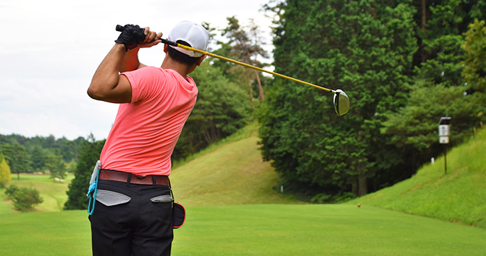 ゴルフ練習風景1